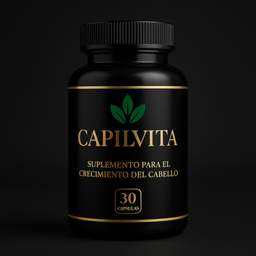CapilVita – Suplemento Anticaída Capilar Natural | Fortalece y Estimula el Crecimiento del Cabello (30 cápsulas)